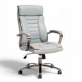Leather office chair with adjustable height and ergonomic design 65 x 65 x 115cm
